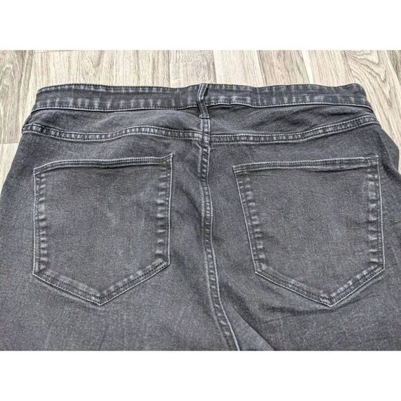 (3/$35) &Denim By H&M Size 36 Skinny Ankle Regular Waist Black Denim Jeans - Picture 3 of 10